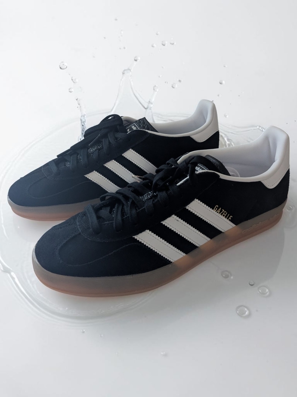Adidas Gazelle Indoor Core Black White Gum Men's Sneaker J12060 Size 11.5 - Picture 4 of 8